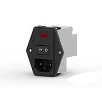 Corcom - TE Connectivity PE0S0SS60 Inlets 6A SINGLE FUSE HORIZONTAL MOUNT