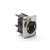 Amphenol Audio RJX8FD5HB XLR XLRnet D TYPE HORZ PCB CAT5E