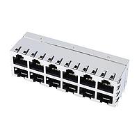 Molex 44520-0002 Stacked 8/8 RS SHLD STCKED 12 PORTS