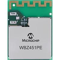 Microchip Technology WBZ451PE-I Bluetooth, Zigbee BLE multiprotocol module, shielded, PCB antenna, Industrial Temp
