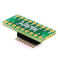 Chip Quik DIP300-SOIC-18N DIP Sockets DIP-18 (0.3" width, 0.1" pitch) to SOIC-18 Narrow (1.27mm pitch, 150/200 mil body) Adapter