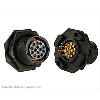 Eaton Souriau-Sunbank UTS712D14S Receptacles 14P JAM NUT SOCKET RECEPTACLE SIZE 12D