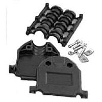 Amphenol Commercial Products 17E-1724-1 Two Piece Backshell 9P PLASTIC D-HOOD