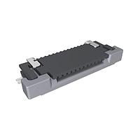 Amphenol FCI SFV13R-4STE1HLF Board Mount 0.50mm Flex Connector, SFV-R Series, 13 Position, Top Side Contact, Side Entry Surface Mount ZIF Connector, Halogen Free, Lead Free with Cable-Lock