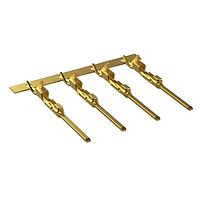 Amphenol SINE Systems SC000571F Headers & Wire Housings Pin contact, signal, 1.0x0.64mm, stamped & formed, 20-22AWG, gold flash