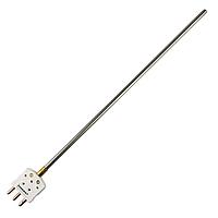 OMEGA PR-13H-3-100-1/4-3 Quick Disconnect RTD (PT100) Probes with Standard Size Connector (3-Prong Standard Male Thermocouple Connector, 450 °C, Class A)