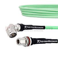 Fairview FMCA1279 Low Loss Test RA N Male to N Female Bulkhead Cable LL335i Coax and RoHS