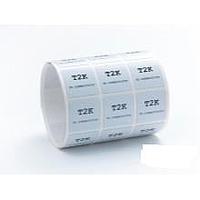 Raychem - TE Connectivity T2K-229064-10-9 Adhesive T2K .9/.25" GLOSS WH PRICE PER LABEL