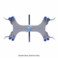 DaiHan SL.Cla8154 Clamp, Zinc-diecasting, for 2×Burettes, Grip Capa. Φ30mm
