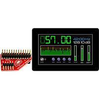 4D Systems gen4-uLCD-70D-CLB-SB-PI Non-Touch 7.0" gen4 LCD pack for Raspberry Pi with gen4-uLCD-70D-CLB-SB, 4D Serial Pi Adaptor + Cable