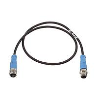 AMP Connectors - TE Connectivity T4152113002-001 Sensor Cables / Actuator Cables M12-2MS-0.5 M12-2FS-PVC