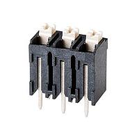 Same Sky (formerly CUI Devices) TBLH10V-508-10BK Fixed Terminal Blocks Screwless, High Temperature,Vertical, 5.08 mm pitch, Black with Gray Button