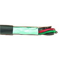 Alpha Wire 25014 BK005 UL AWM 20668 VW-1 24 AWG 4 Conductor 300V Unshielded PVC, PUR 100 ft Spool, Black
