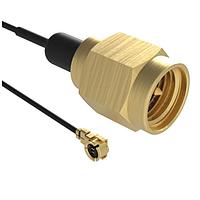 Amphenol RF 095-902-544-100 RF Cable Assemblies SMA (M)-AMC(M)R/A 100MM