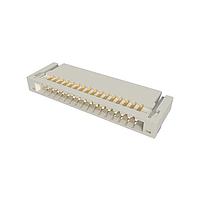 Amphenol FCI 10051922-1610EHLF Board Mount 0.50mm Flex Connector, VLL Series, 16 Position, Lower Side Contact, Side Entry Surface Mount ZIF Connector, Halogen Free and Lead Free Type.