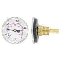 Dwyer HWT250 Bi-Metal Hot Water Thermometer, Dual Scales °F/°C, Calibration Screw (250 °F)