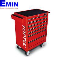 TOPTUL GE-26106 W/7-Drawer Tool Trolley (261pcs; Red)