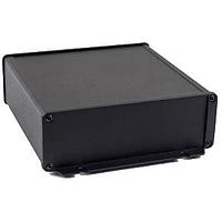 Hammond Manufacturing 1457T1602EBK EMI/RFI Shielded EMI/RFI Alum/Flanged 6.3x2.35x6.51 Black