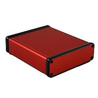 Hammond Manufacturing 1455L1201RD PC Board Alum w/Medal Ends 4.72x4.06x1.20" Red