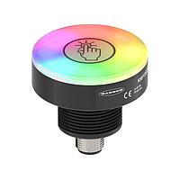 Banner Engineering K50PTCAMRGB14Q Programmable Multicolor RGB Indicator K50 Pro Compact Touch Series: 14-Color RGB Touch Sensor; 12-30 V dc; Polycarbonate; IP67 IP69K; Bimodal, NO, Momentary; Multicolor; 8-Pin M12 Integral QD