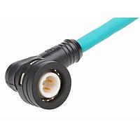 Molex 1204010065 Double Ended DE Cordset 8P FM(90) to M(ST) PUR WSOR 1M