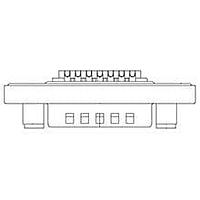 Molex / FCT 173110-0041 D-Sub Connectors - Standard Density FCT DSUB SDR PLG 15 PN SLD FMNT