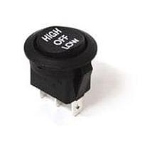 E-Switch RR111C1100-214 Rocker Switches 16A 125VAC 4.8mm Tab Off-On