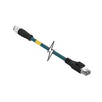 Molex 1201088454 Ethernet Cables / Networking Cables CSE M12 ETH 4P DC MA STR RJ45 WSOR 5M