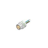 Amphenol CONEC 43-01019 Connectors FML -FB 4 FOOD PRCS SKT W/WIRES FRNT MNT