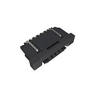 Amphenol FCI SFW5R-5STE1LF Connectors 1.00mm Flex Connector, SFW-R series, 5 Position, Bottom side Contact, Side Entry Surface Mount ZIF CIC Connector, Lead Free.