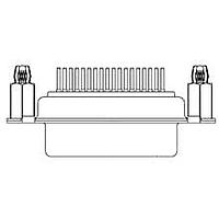 Molex / FCT 173113-0237 High Density D-Sub Connectors FCT HD DSUB STR PC RCPT 62 PN W/SNAPIN