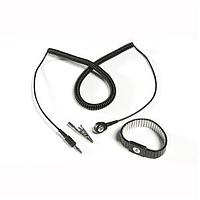Desco S1010-S Metal Wrist Band EXPANSION METAL WRIST STRAP SMALL, WITH 6' COIL CORD & AN ALLIGATOR CLIP, 1/8"