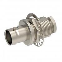 Radiall R141304000W Connectors BNC / STRAIGHT BULKHEAD JACK FRONT MOUNT CLAMP TYPE - CABLE 2.6/50+75