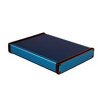 Hammond Manufacturing 1455R2201BU PC Board Metal End Panel/Blue 8.66 x 1.20 x 6.50"