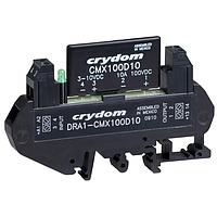 Sensata Technologies - Crydom DRA1-CMX60D5 Indicator DIN Mt 60 VDC/5A out 3-10 VDC input