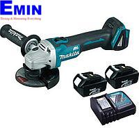 MAKITA DGA408RTJ1 Angle Grinder (18V:5Ah)
