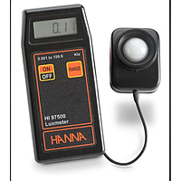 HANNA HI97500 Portable Lux Meter (0.001-1.999Klux; 0.01-19.99Klux; 0.1-199.9Klux)