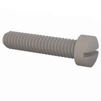 Essentra Components 010832F075PC Slotted Fillister Slotted Screw, #8-32 Thread, 3/4 Lg