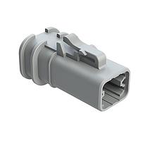 Amphenol SINE Systems ATP06-4S-OMGRY Connectors 4 POS PLUG, SKT, STD DIA, GREY