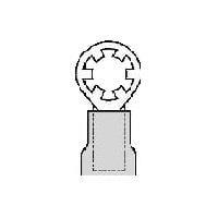 Molex 19077-0009 Ring RING TONGUE TERMINAL 18-22AWG STUD SZ 6