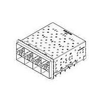 Amphenol Commercial Products U86D462710121 SFP SFP PLUS 2X4 COMBO METAL 2 LPS PER PORT