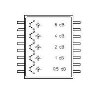 MACOM AT-283-PIN Digital Attenuator DC-2.0GHz 5-Bit .5dB steps to 15.5dB