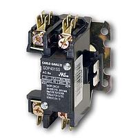 Carlo Gavazzi GDP321SS120V Industrial Relays Two-pole Definite Purpose style, 32Amps rated (FLA at 240VAC) contactor with screw terminals, 120 VAC coil. One pole is being switched while the other pole is a pass through.