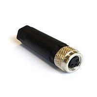 Bulgin PXPPAM08FBF03AST Straight M8 Series Polyamide F Flex Body Conn