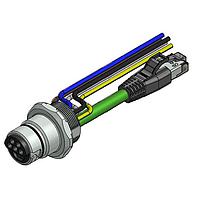 Amphenol CONEC 57-02605 Ethernet Cables / Networking Cables ENP-17-1-FSPST4PEDBU4-V3-45S-RS8.33-2/2/G6/150/034