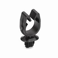 HellermannTyton 151-01789 MOC Clip MOC Clip, 19 mm, with 4 x Oval Fir Tree, PA66HIRHSUV, Black, 1000/ctn