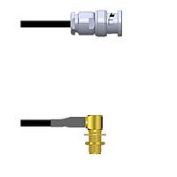 Amphenol Custom Cable Q-0J02P0003010i RF Cable Assemblies BNC-SP/SMA-RJB G174 10I