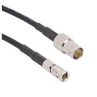 Amphenol RF 095-666-44883-2 RF Cable Assemblies HD-BNC Plug/BNC Jack BELDEN 1855A 12 in.