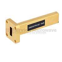Fairview SMW42TR1001 Instrumentation Grade WR-42 Waveguide Termination 6 Watts With a 18 GHz to 26.5 GHz Frequency Range in Brass