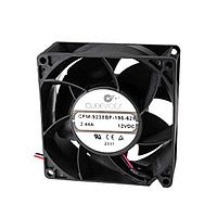 Same Sky (formerly CUI Devices) CFM-9238BF68-165-535-22 DC Axial Fan 92 mm square, 38 mm, 12 Vdc, ball, 6500 RPM, 88.3 CFM, TS/PWM, IP68